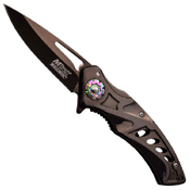 MTech USA 4.5 Inch Closed Titanium Folding Blade Knife