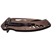 MTech USA 4.5 Inch Closed Titanium Folding Blade Knife