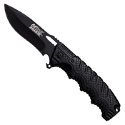MTech USA A918 Black Finish Drop-Point Folding Blade Knife