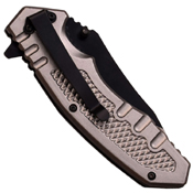 MTech USA A929 Stainless Steel Tanto Blade Folding Knife
