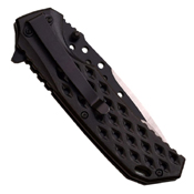 MTech USA 2 Tone Blade Half Serrated Edge Folding Knife