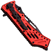 MTech USA A932 Plain Edge Folding Blade Knife