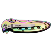 MTech USA Drop Point Fine Edge Folding Blade Knife
