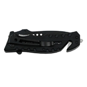 Master USA Skull Medallion on Handle Folding Blade Knife
