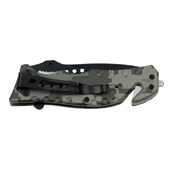 Master USA Skull Medallion on Handle Folding Blade Knife