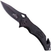 Master USA Plastic Handle Folder Blade Knife