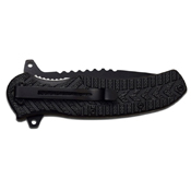 Master USA MU-A055 Black Coated Blade Manual Knife