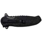 Master USA MU-A055 Black Coated Blade Manual Knife