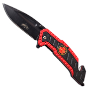 Master USA MU-A056 Glass Breaker Spring Assisted Folding Knife