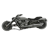 PK Zinc Aluminum Motorcycle Design Handle Folding Knife