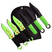 Perfect Point PP-094-6 6 Piece Set - Throwing Knife - 6 Inch