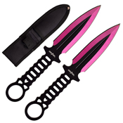 Perfect Point 2 Piece Set 3.7 Inch Stainless Steel BladeThrowing Knife