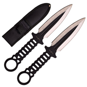 Perfect Point 2 Piece Set 3.7 Inch Stainless Steel BladeThrowing Knife