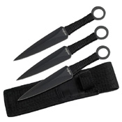 Perfect Point 3 Pieces Throwing Knife Set w/ Nylon Sheath