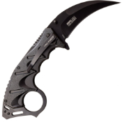 Karambit Folding Knife - Handle w Wood Inlay