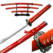 YK-58RD4 Stainless Steel Blade 3 Pcs Sword Set