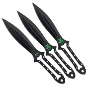 Z Hunter ZB-009 Stainless Steel Handle Throwing Knife Set - 7 Inch