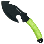 Z Hunter ZB-038BK Green Cord Wrapped Handle Axe - 11 Inch