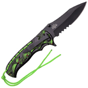 Z-Hunter ZB-144 Half Serrated Blade Folding Knife