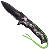 Z-Hunter ZB-144 Half Serrated Blade Folding Knife