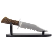 Demon Killing Knife Steel w/ Wood Stand 12'