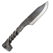 Twisted Railroad Spike Fixed Blade Knife
