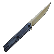 Drop Point Flipper Pocket Knife w/ Belt Clip