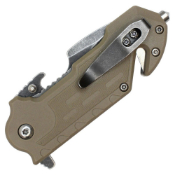 Wartech Folding Knife w/ Nylon Fiber Handle