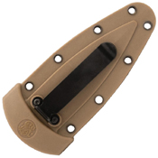 Smith and Wesson FDE Plain Edge Fixed Blade Boot Knife