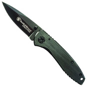 Smith & Wesson Black Executive Frame Lock Folding Knife