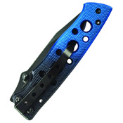 Smith & Wesson Extreme Ops Serrated Black And Blue Folding Knife