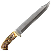 Uncle Henry 181UH Bowie Staglon Handle Fixed Blade Knife