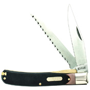 Schrade 97OT Old Timer Buzzsaw Trapper Folding Blade Knife