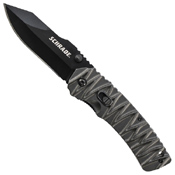 Schrade MAGIC Dual Action Assisted Opening 3.47  Inch Black Drop Point Folding Knife