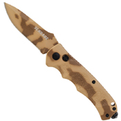 Schrade Desert Camo 4116 Steel Blade Folding Knife