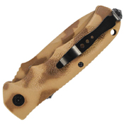 Schrade Desert Camo 4116 Steel Blade Folding Knife