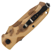 Schrade Desert Camo 4116 Steel Blade Folding Knife