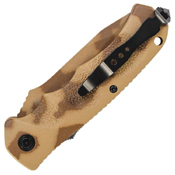 Schrade Desert Camo 4116 Steel Blade Folding Knife