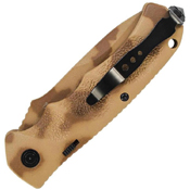 Schrade Desert Camo 4116 Steel Blade Folding Knife