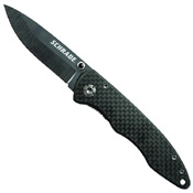 Schrade SCH401 Ceramic Blade Carbon Fiber Folding Knife
