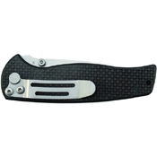 Schrade Liner Lock SCH403 Carbon Fiber Handle Folding Blade Knife