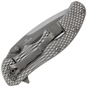 Schrade SCH601TI Textured Titanium Handle Tactical Folding Knife