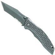 Schrade Tanto D2 Combo Serrated Blade Folding Knife