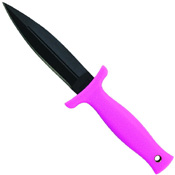 Schrade SCHF19HPF Edged Boot Pink Handle Fixed Blade Knife