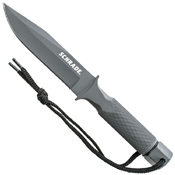 Schrade SCHF2SM One-Piece Drop Forged Clip Point Fixed Blade Knife