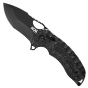 SOG Kiku XR Black Finished Blade Folding Knife