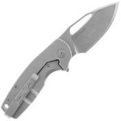 SOG X Mikkel Collaboration Stout Folding Knife - OD Green&Silver 