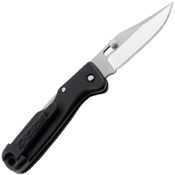 E-Clips Black Zytel Handle Folding Blade Knife