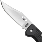 E-Clips Black Zytel Handle Folding Blade Knife