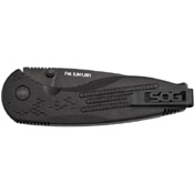 SOG Black Tini Aegis Mini Folding Knife